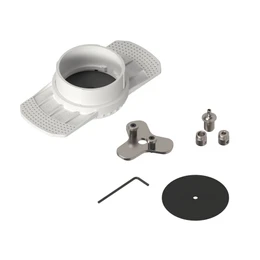 Фото #1 товара Вывод провода питания для гипсокартонного потолка SPX-CAP-FDW-R64-C4 (Черный RAL9005) (Arlight, Металл)
