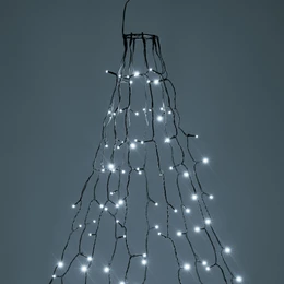 Фото #1 товара Светодиодная гирлянда Лучи Смарт ARD-GALA-CLASSIC-1500-BLACK-150LED White (230V, 4.7W, Tuya Wi-Fi) (Ardecoled, IP65)