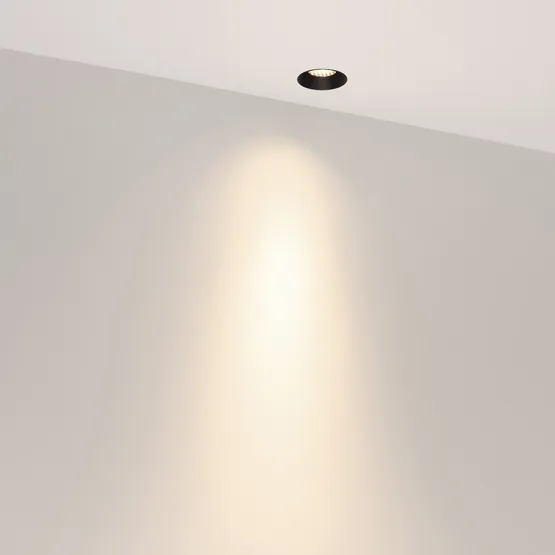 Фото #2 товара Светильник безрамочный DL-INTRAL-R39-6W Day4000 (Черный RAL9005, 15 deg, 230V) (Arlight, IP20 Металл, 5 лет)