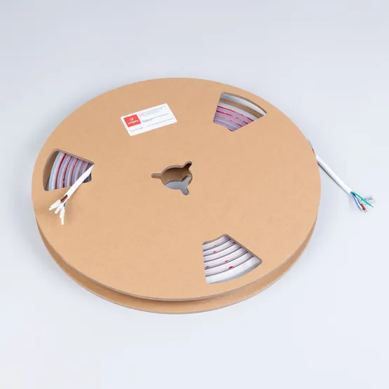 Фото #3 товара Светодиодная лента герметичная DMX-COB-PS-X1008-21mm 24V RGB-PX126 (11 W/m, IP67, CSP, 5m) (Arlight, -)
