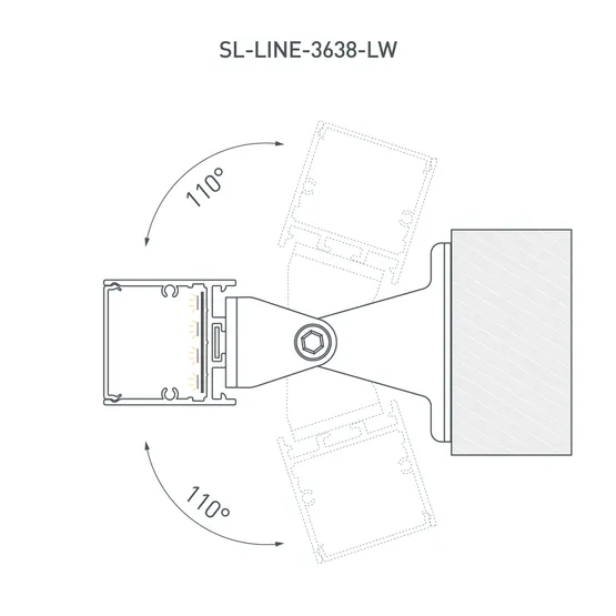 Фото #4 товара Профиль SL-LINE-3638-LW-3000 WHITE (Arlight, Алюминий)