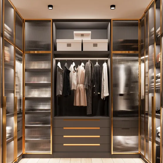 Фото #5 товара Профиль WARDROBE-1530-2000 ANOD BLACK (Arlight, Алюминий)