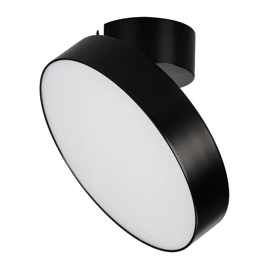 Фото #1 товара Светильник SP-RONDO-FLAP-R210-20W Warm3000 (BK, 110 deg) (Arlight, IP40 Металл, 3 года)