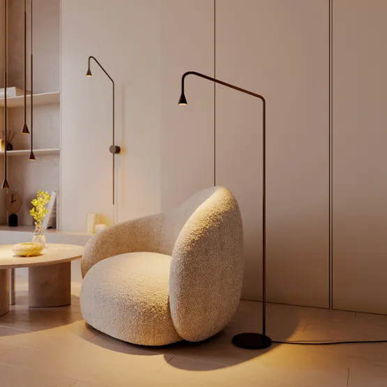 Фото #3 товара Светильник SP-RINAR-FLOOR-5W Warm3000 (BK, 36 deg, 230V)  (Arlight, IP20 Металл, 5 лет)