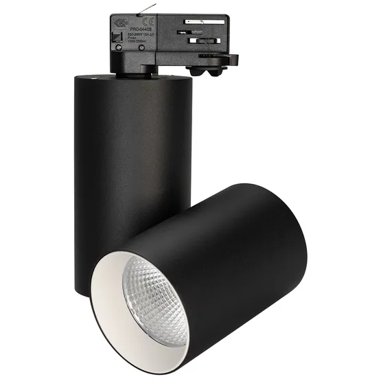 Фото #1 товара Светильник SP-POLO-TRACK-TURN-R85-15W Warm3000 (BK-WH, 40 deg) (Arlight, IP20 Металл, 3 года)