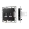 Минифото #1 товара Механизм компьютерной розетки двойной SCT-MPC2-PL-BK (RJ-45, CAT6) (Arlight, -)