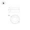 Минифото #2 товара Насадка с фиксированным углом LGD-ARTIFACT-LENS-R65 (BK, 15 deg) (Arlight, Металл)
