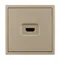 Минифото #3 товара Механизм HDMI розетки SCT-NOBE-MHD1-SFPL-GD (Arlight, Золотой песок)