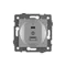 Минифото #2 товара Механизм USB розетки SCT-MUAC-PL-GR-V (5V, 3A, QC4) (Arlight, -)
