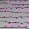 Минифото #3 товара Светодиодная гирлянда ARD-STRING-CLASSIC-10000-BLACK-100LED-FLASH PINK (230V, 7W) (Ardecoled, IP65)