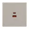 Минифото #4 товара ARL NOBE USB Розетка тип A+C софт-тач кашемир SCT-MUAC-SFPL-FC-CA (65W, QC3) (Arlight, -)